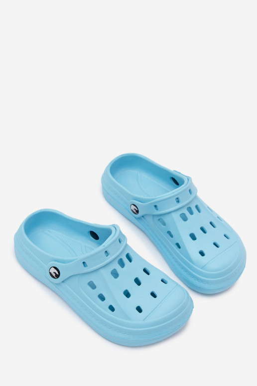 Türkisfarbene Damen leichte Clogs Cobble
