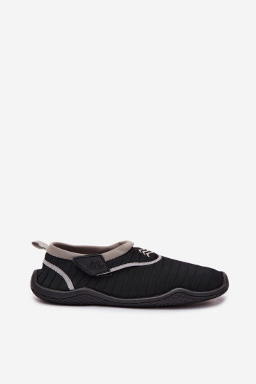 Schwarze Damen Schuhe mit klebenden Verschlüssen PROINATER PRO-26-48-114L 2