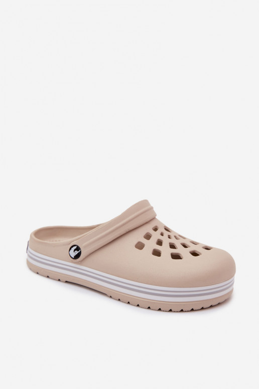 Damen leichte sandfarbene Slipper Ashby