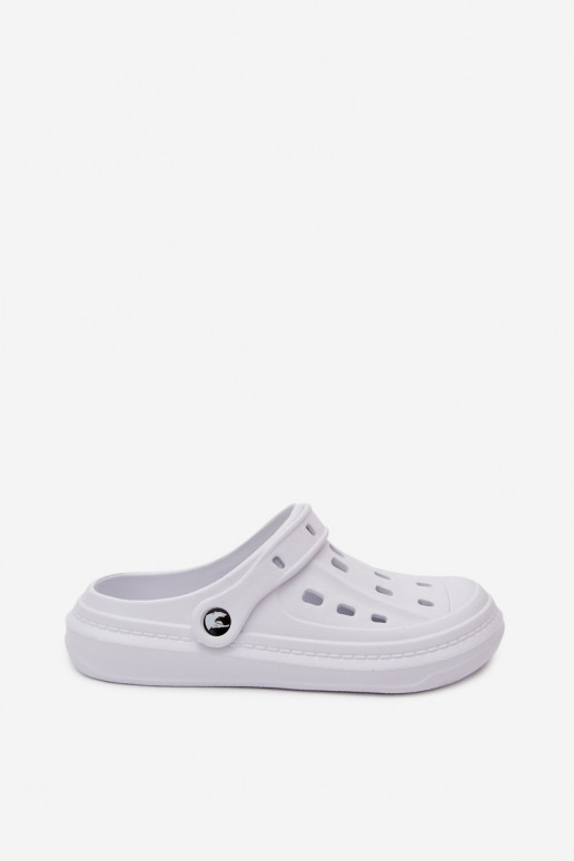 Herren leichte weiße Slipper Route