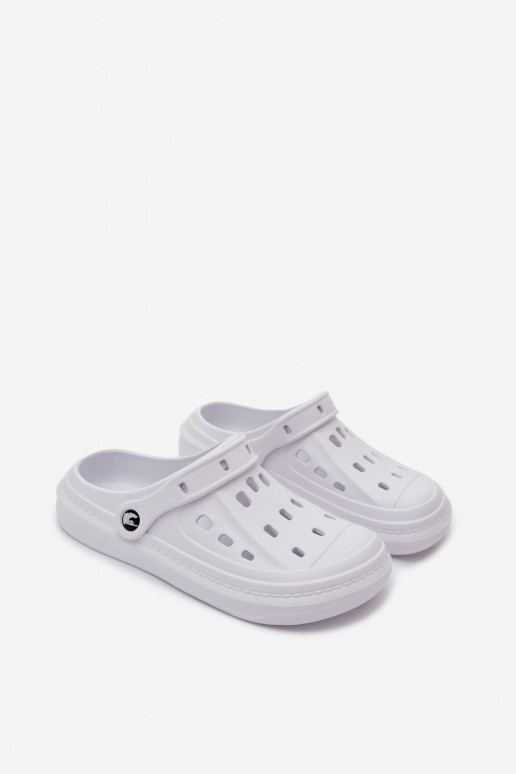 Herren leichte weiße Slipper Route