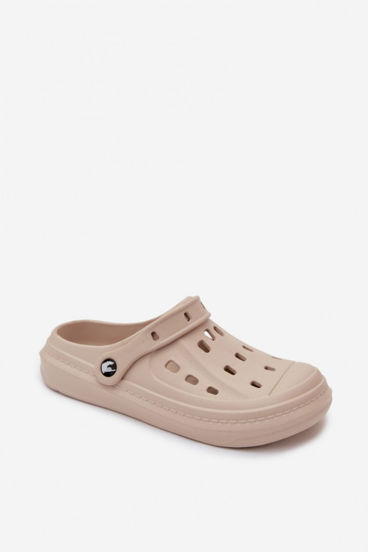 Herren leichte sandfarbene Slipper Route
