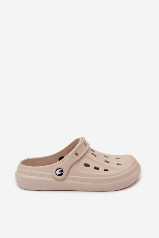 Herren leichte sandfarbene Slipper Route