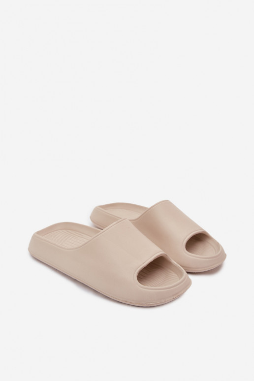 Herren klassische Modell leichte sandfarbene Slipper Melton