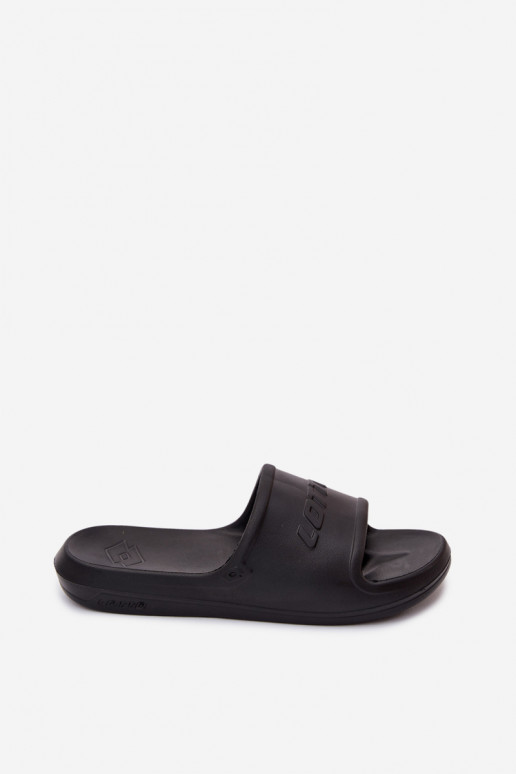 Herren leichte schwarze Slipper Lotto 2400521U SPLISH OC