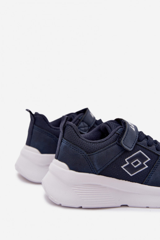 Kinder Sneakers mit Klettverschluss LOTTO SOBRIO 2601570K dunkelblau