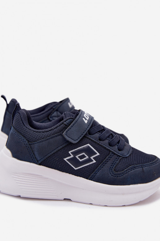 Kinder Sneakers mit Klettverschluss LOTTO SOBRIO 2601570K dunkelblau