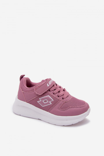 Kinder Sneakers mit Klettverschluss LOTTO SOBRIO 2601570K rosa
