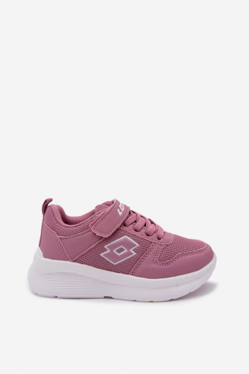 Kinder Sneakers mit Klettverschluss LOTTO SOBRIO 2601570K rosa 2
