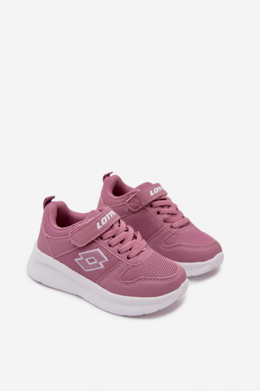 Kinder Sneakers mit Klettverschluss LOTTO SOBRIO 2601570K rosa