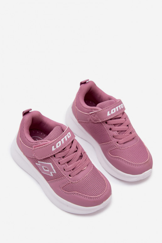 Kinder Sneakers mit Klettverschluss LOTTO SOBRIO 2601570K rosa