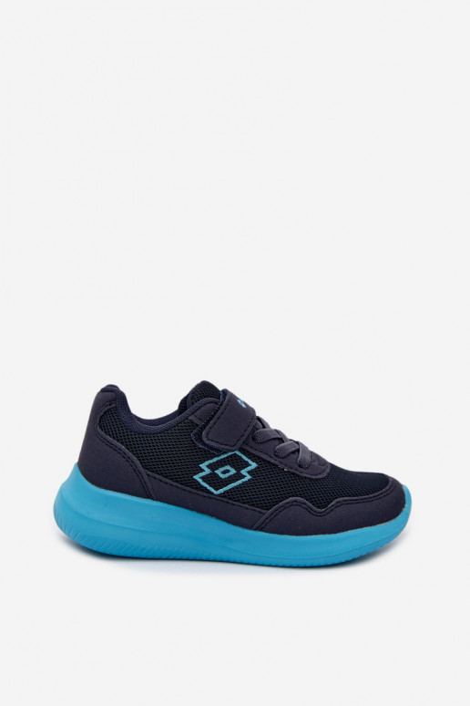 Kinder Sneakers mit Klettverschluss LOTTO 2600002K CONNEECT dunkelblau