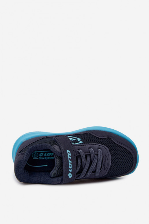 Kinder Sneakers mit Klettverschluss LOTTO 2600002K CONNEECT dunkelblau