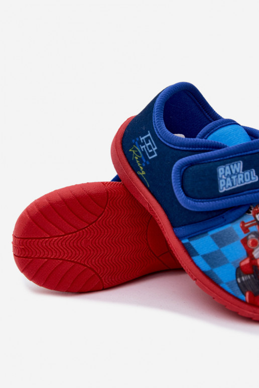 Kinder Hausschuhe mit Klettverschluss PAW Patrol dunkelblau