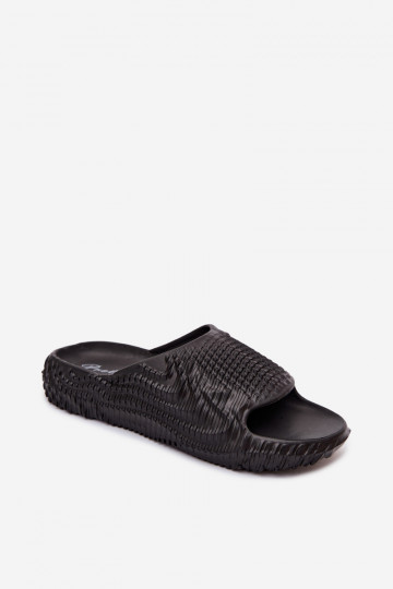 Leichte schwarze Slipper für Herren Hilda