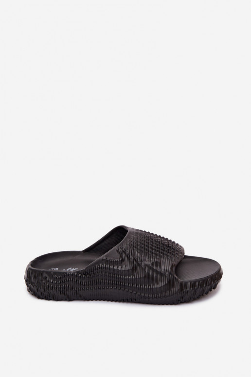 Leichte schwarze Slipper für Herren Hilda
