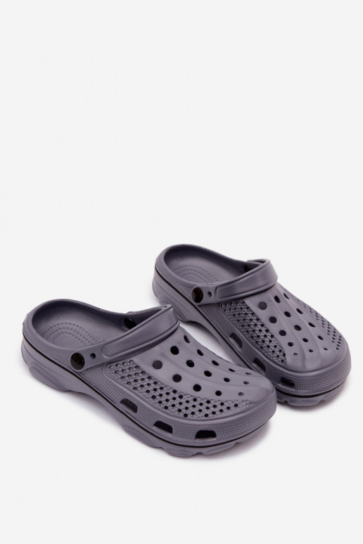 Leichte graue Clogs für Herren Landry