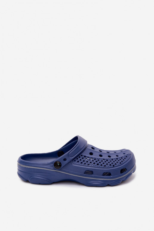 Leichte dunkelblaue Clogs für Herren Landry