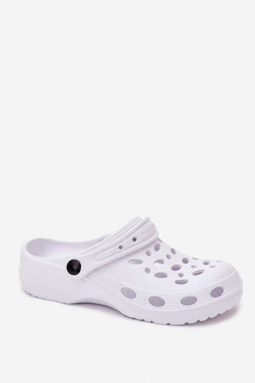 Leichte weiße Clogs für Damen Parker