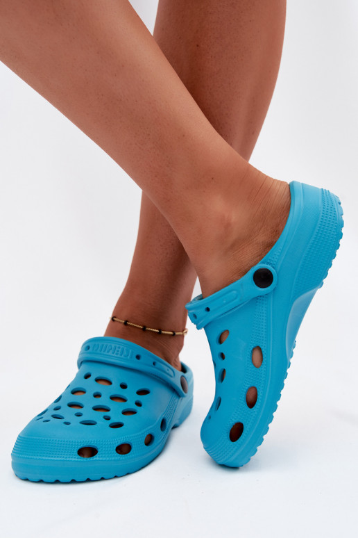 Leichte türkisfarbene Clogs für Damen Parker