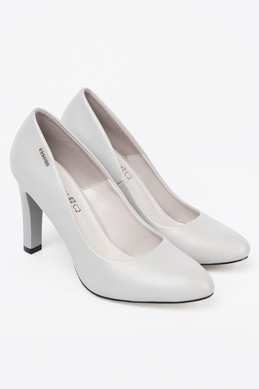 Graue klassische High Heels