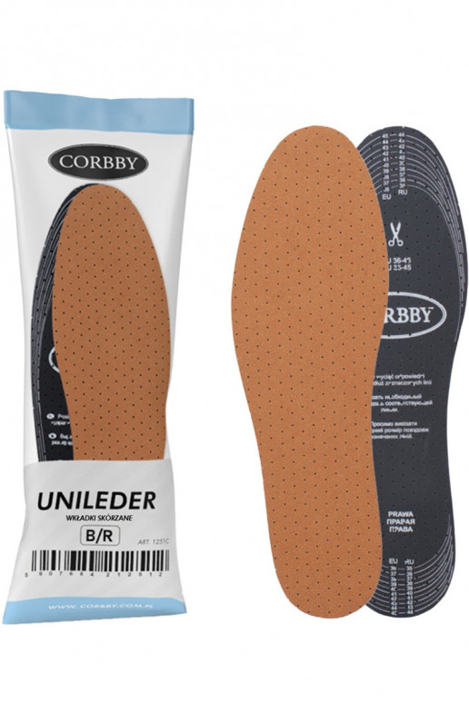 CORBBY UNILEDER Leder Universalsohlen