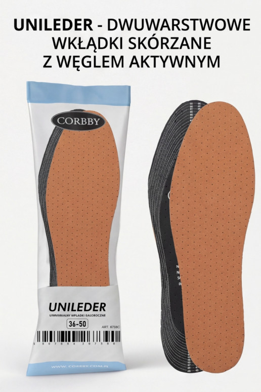 CORBBY UNILEDER Leder Universalsohlen