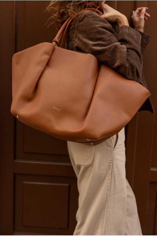 Große braune Damenhandtasche Big Star SS574006