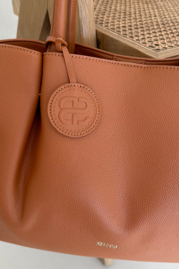 Große braune Damenhandtasche Big Star SS574006 2