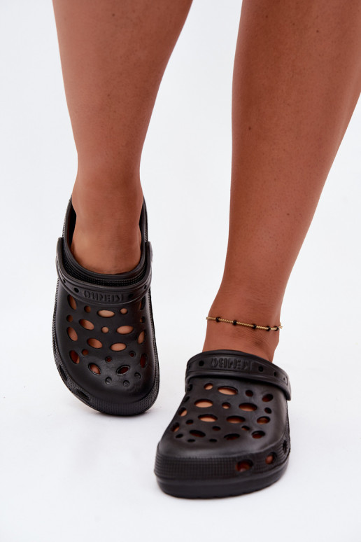 Leichte schwarze Clogs für Damen Parker
