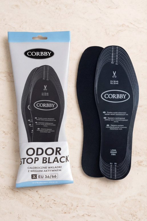 Corbby ODOR STOP Antitranspirant-Einlegesohlen mit Aktivkohle