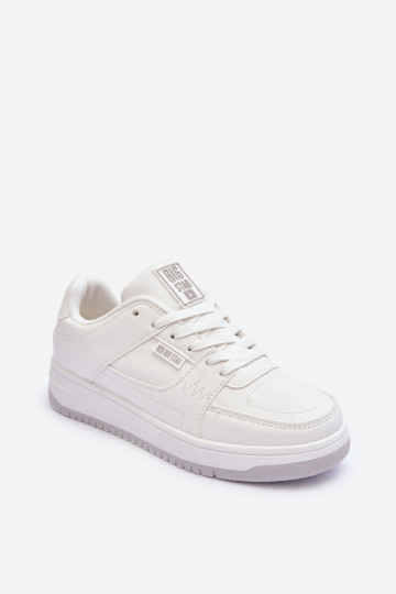 Damen Sportschuhe Big Star MM274354 in weißer Farbe