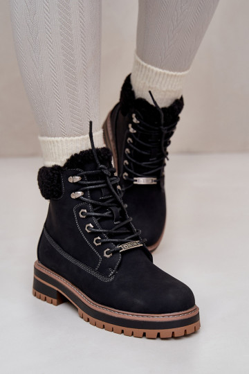 Damen isolierte Stiefel in schwarzer Farbe Big Star OO274A287