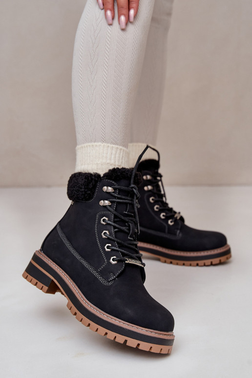 Damen isolierte Stiefel in schwarzer Farbe Big Star OO274A287