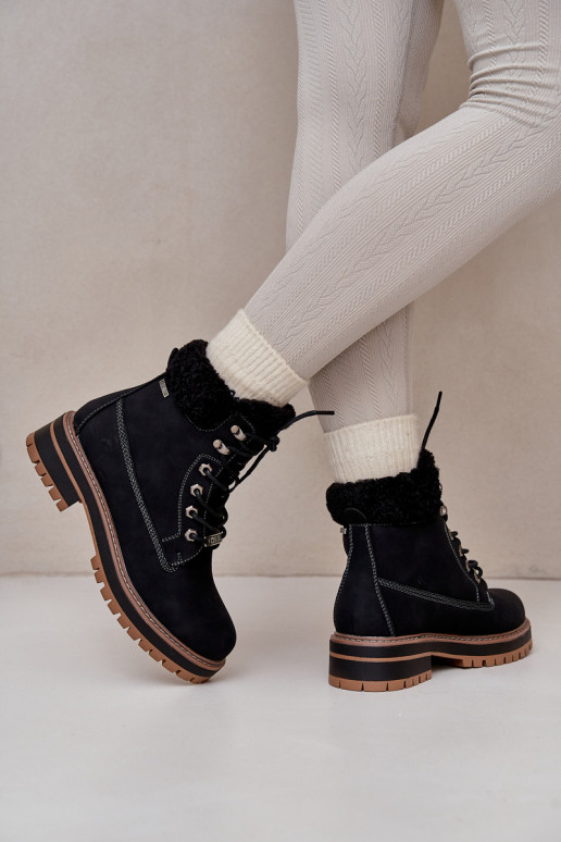 Damen isolierte Stiefel in schwarzer Farbe Big Star OO274A287