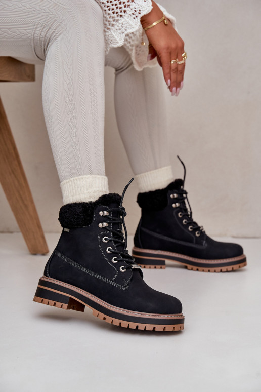 Damen isolierte Stiefel in schwarzer Farbe Big Star OO274A287