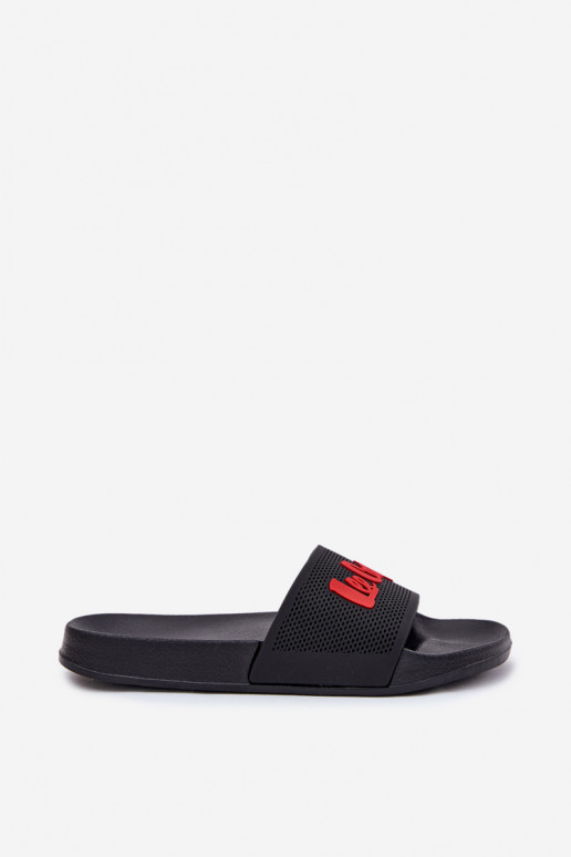 Herrenpantoffeln in Schwarz Lee Cooper LCIN-25-07-3526M