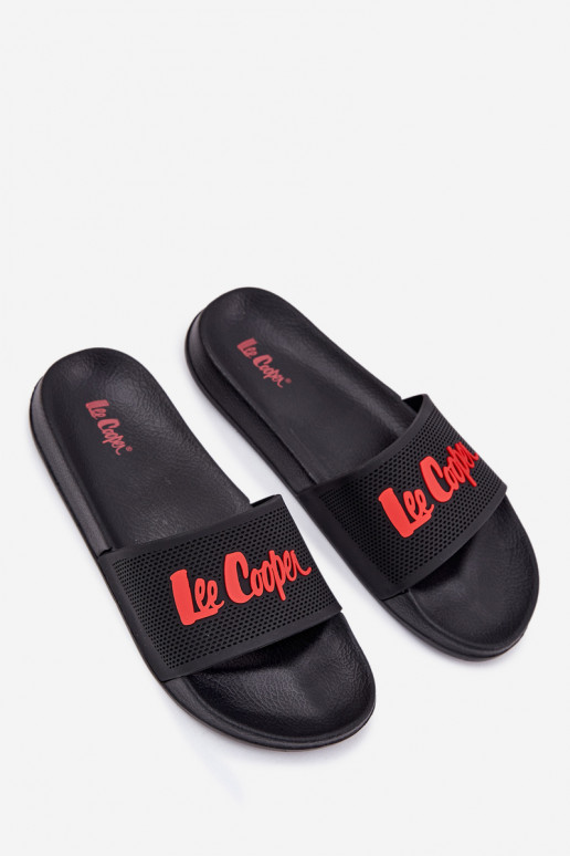 Herrenpantoffeln in Schwarz Lee Cooper LCIN-25-07-3526M