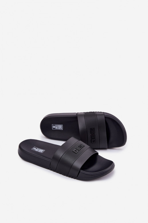 Herrenpantoffeln in Schwarz Big Star RR174A046