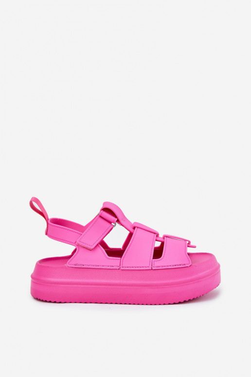 Damen-Platformsandalen in rosa Nitavelia