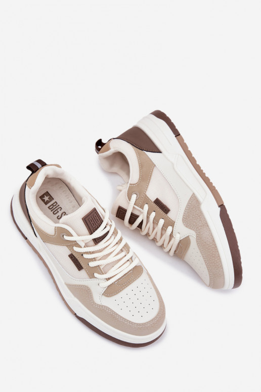 Sandfarbene Herrensneaker Big Star RR174604