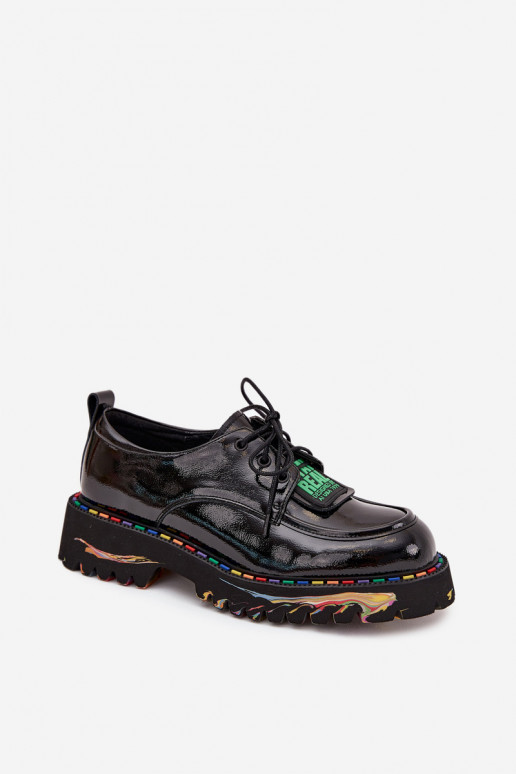 Damen-Schuhe mit Lackeffekt Artiker 57C0172 in Schwarz
