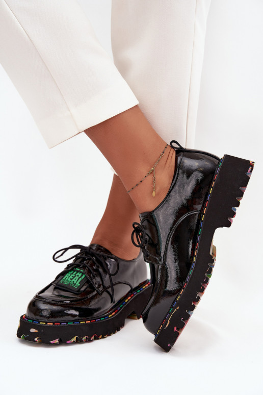 Damen-Schuhe mit Lackeffekt Artiker 57C0172 in Schwarz