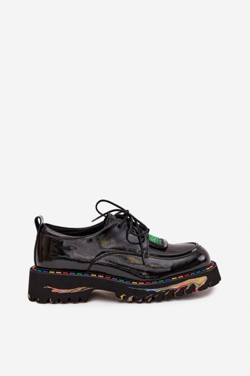 Damen-Schuhe mit Lackeffekt Artiker 57C0172 in Schwarz