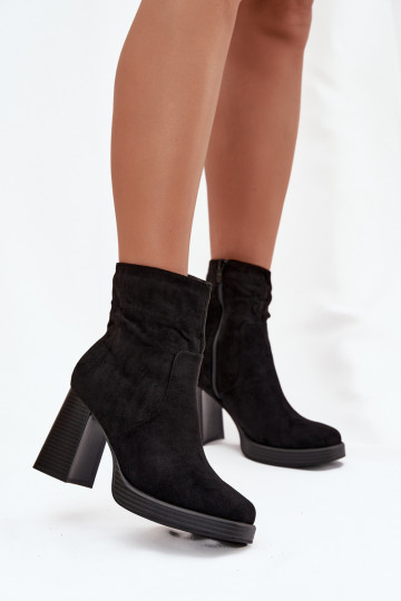 Damen-Stiefeletten in Schwarz Pavinne 2