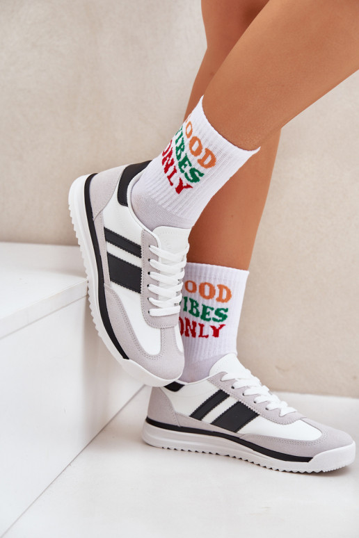 Weiße Damen Sportschuhe Galabis