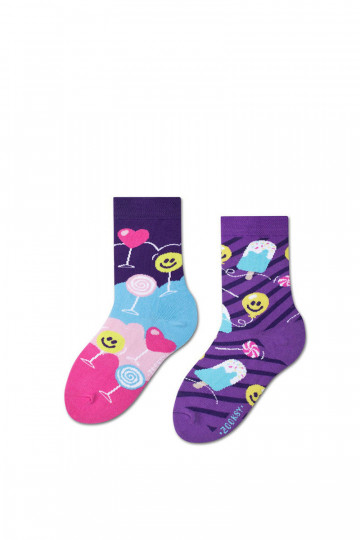 Kindersocken Set Süßigkeiten 2