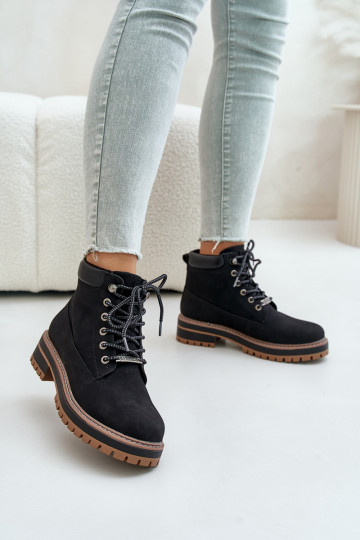 Schuhe Feminin sich Zuarm laufen Big Star OO274A290 schZuarze Farbe