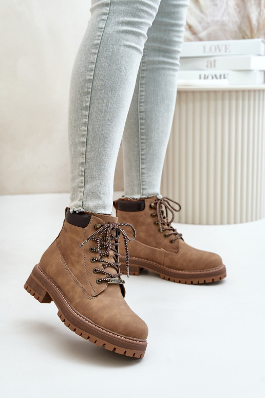 Damen gefütterte Schuhe Big Star OO274A289 braun