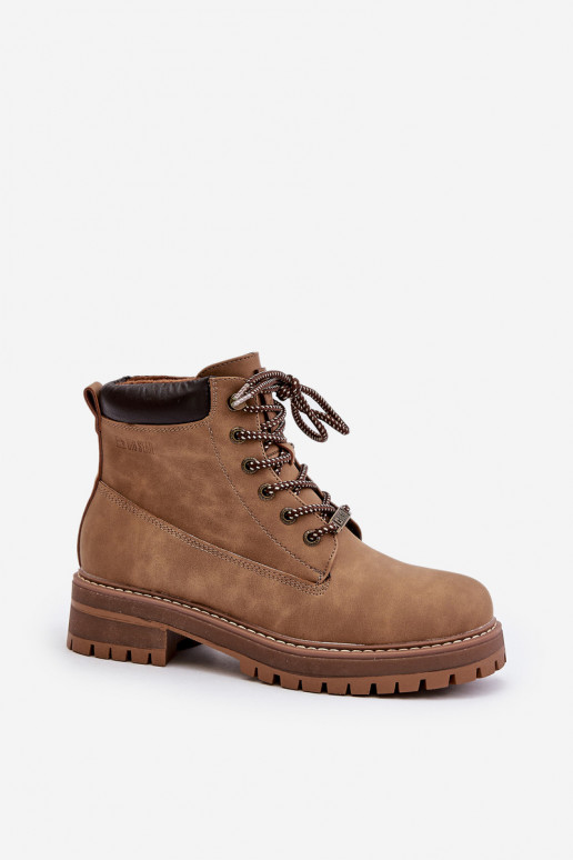 Damen gefütterte Schuhe Big Star OO274A289 braun